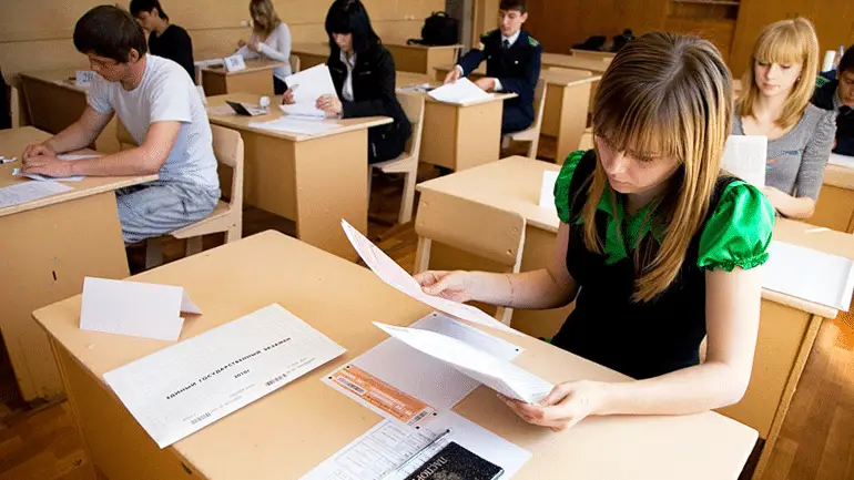 University entrance exams Russia non budget