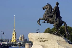 bronze horseman Russian language blog st petersburg