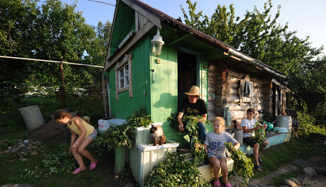 Russian holidays dacha