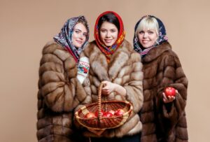 Russian vocabulary Cold Winter fur