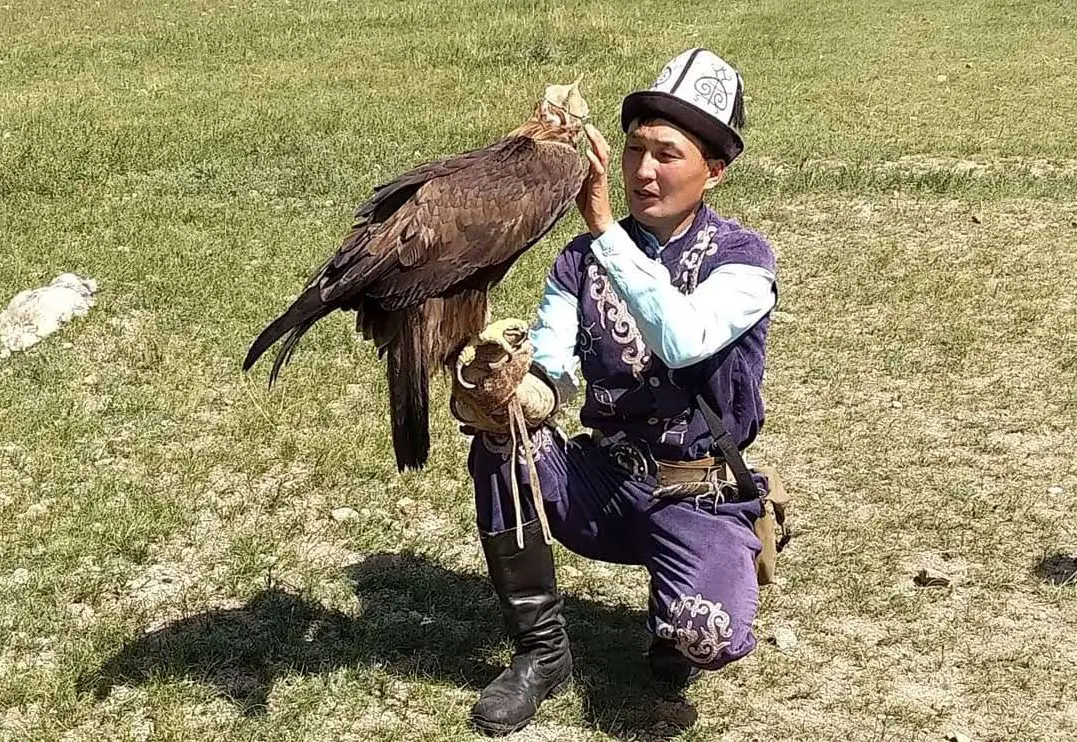 Eagle training in Kyrgyzstan