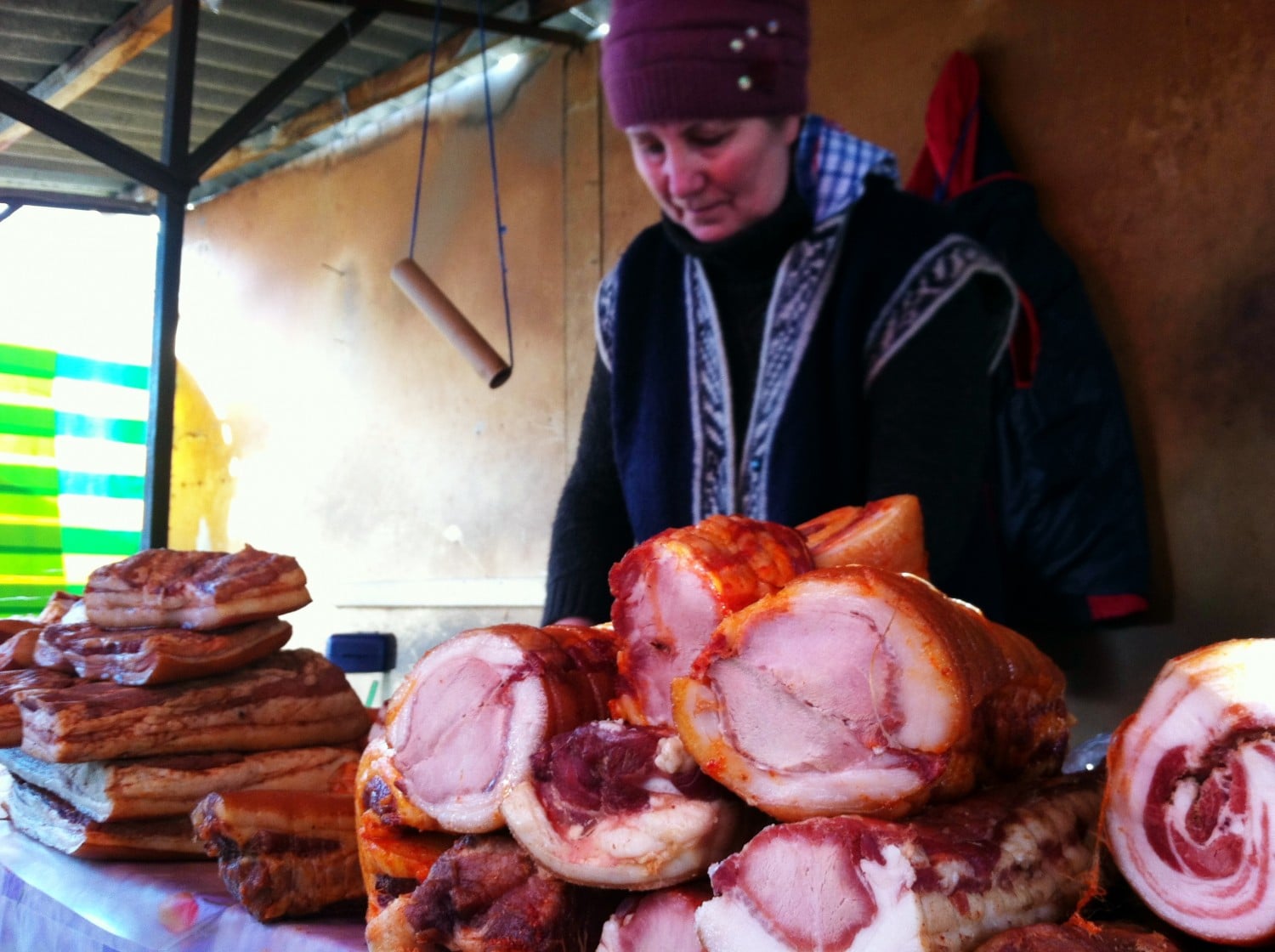 Salo stand in Karakol, Kyrgyzstan