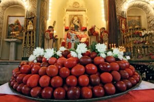 Armenia Easter Eggs Church