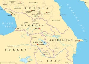 Azerbaijan and surrounding region