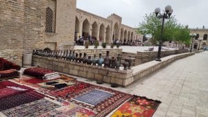 Carpets rugs bukhara uzbekistan