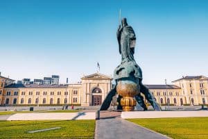 The monument to Stefan Nemanja Belgrade Serbia