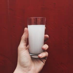 Turkish Rakı is an unsweetened, anise-flavored Turkish alcoholic drink that is popular in Turkey, Greece, Iran, Turkic countries, and in the Balkan countries as an apéritif. It is often served with seafood or meze. - Mobile stock image taken with iPhone 6.