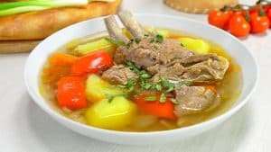 Shurbo soup Tajikistan