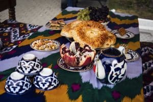 Tajik tea setting