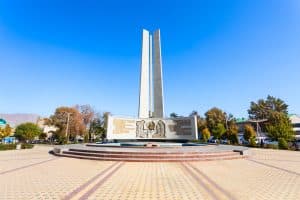 World War II Monument in Khujand, Tajikistan