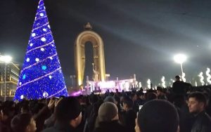 Dousti Square New Year Tajikistan