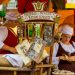 Sweet nut sellers in Old Town, Tallinn, Estonia.
